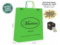 BUSTE IN CARTA KRAFT VERDE  
